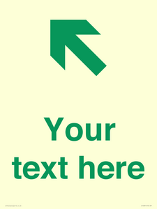 Custom Safe Condition inverse: Green Up left arrow